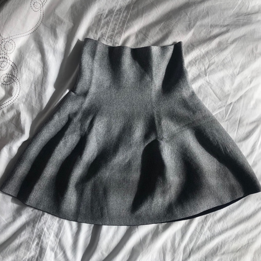 Very CUTE Grey Mini Skirt